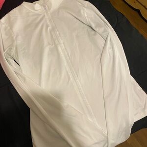 White Zip-Up Jacket